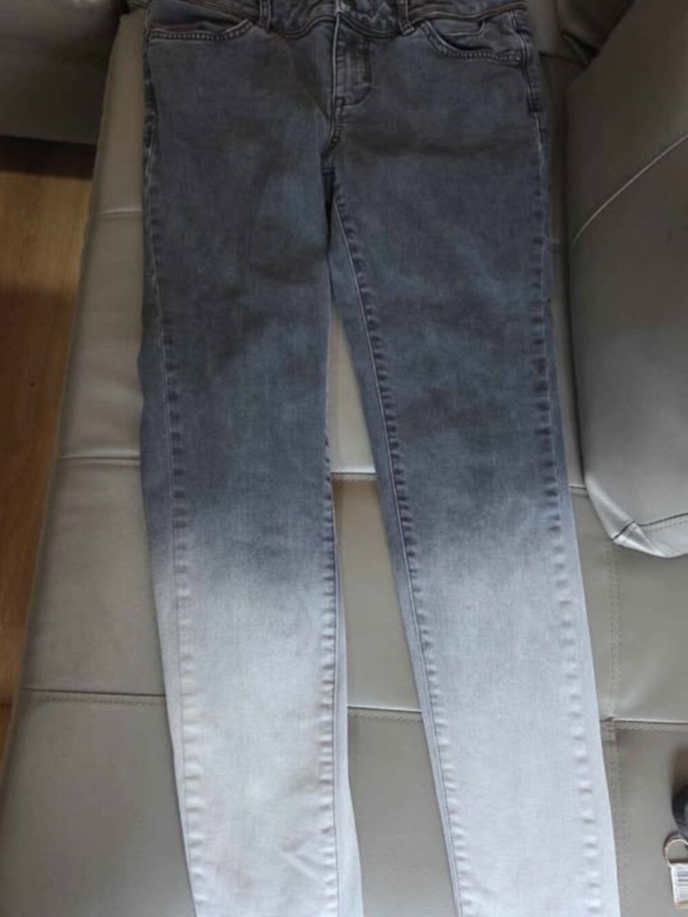 Harley-Davidson Moto Jeans - Ombre Dip-Dye with Exposed Zippers